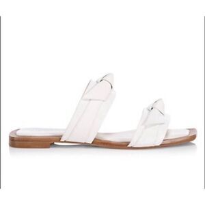 Alexandre Birman Clarita Knot Padded 100 Leather Sandals